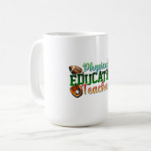 Mug Cadeau pour enseignant | Professeur d'éducation ph (Devant gauche)