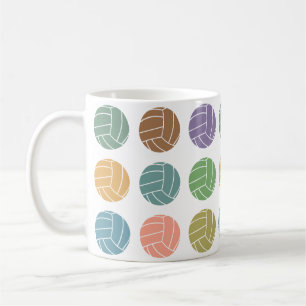 Mug Cadeau pour fan de joueur de volley-ball rétro ath