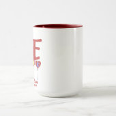Mug cadeau pour femme ou amie, Coupe de nom person (Centre)