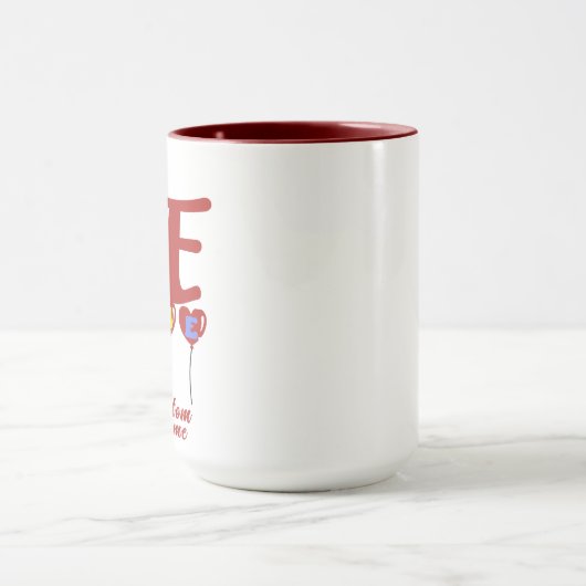 Mug cadeau pour femme ou amie, Coupe de nom person (Centre)