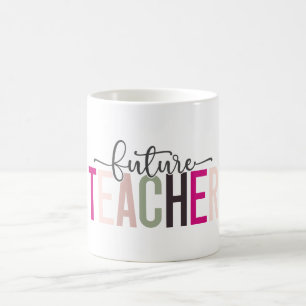Mug Cadeau pour futur professeur rose