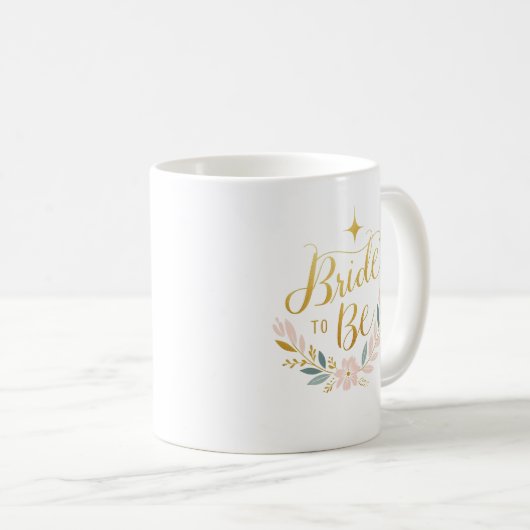 Mug cadeau pour future mariée, cadeau parfait pour (Devant droit)