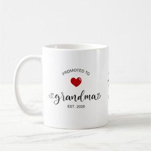 Mug Cadeau pour grand-mère promue grand-mère
