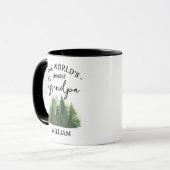 Mug Cadeau pour grand-père Worlds grand-père (Devant gauche)