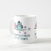 Mug Cadeau pour la 10ème huée d'anniversaire de (Devant gauche)