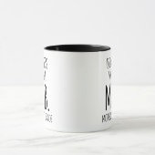 Mug Cadeau pour la belle-mère, la MOB, mère de la mari (Centre)