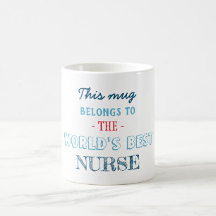 Mug Cadeau pour la meilleure infirmière