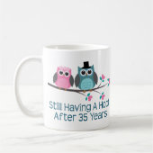 Mug Cadeau pour la trente-cinquième huée (Gauche)