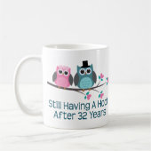 Mug Cadeau pour la trente-deuxième huée d'anniversaire (Gauche)