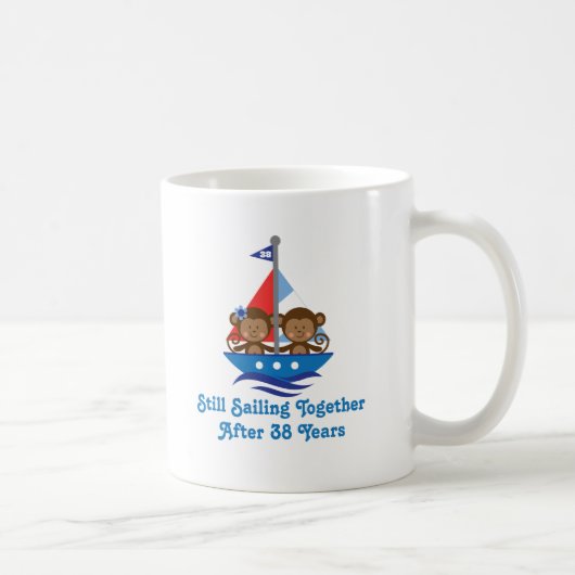 Mug Cadeau pour la trente-huitième huée d'anniversaire (Droite)