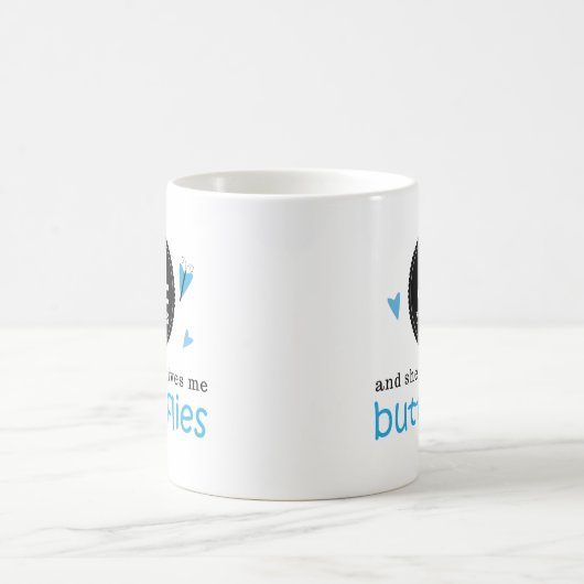 Mug Cadeau pour le cinquante-quatrième papillon (Centre)