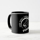 Mug Cadeau pour le pianiste drôle de pianiste (Devant gauche)
