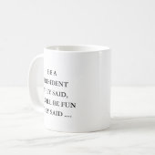 Mug Cadeau pour le Président,Idée de Cadeau pour Prési (Devant gauche)