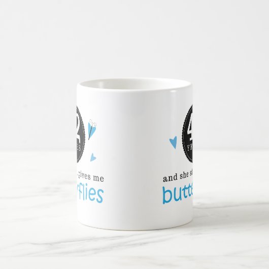 Mug Cadeau pour le quarante-deuxième papillon (Centre)