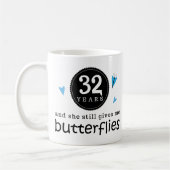 Mug Cadeau pour le trente-deuxième papillon (Gauche)