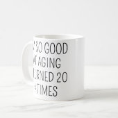 Mug Cadeau pour les 80 ans 80 ans (Devant gauche)