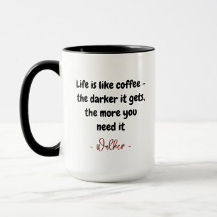 Mug Cadeau pour les amateurs de café Nom personnalis