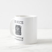 Mug Cadeau pour les écrivains drôle Personnalisé (Devant gauche)