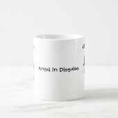 Mug Cadeau pour l'infirmière - ange dans le (Centre)