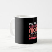 Mug Cadeau pour maman | Anniversaire de maman fière et (Devant gauche)