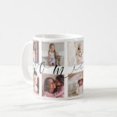Mug Cadeau pour maman | Collage de garde de photos de  (Devant gauche)