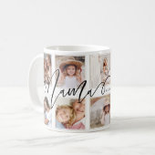 Mug Cadeau pour maman | Collage photo pour petits enfa (Devant gauche)