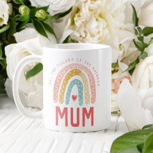 Mug Cadeau pour maman Toutes les couleurs de l'arc-e