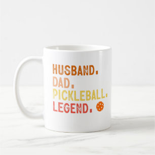 Mug Cadeau pour Mari Papa Légende de Pickelball