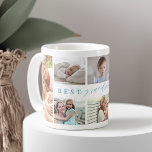 Mug Cadeau Pour Meilleure Grand-Mère Jamais Famille Co<br><div class="desc">Montrez à votre grand-mère extraordinaire à quel point elle est merveilleuse et aimée avec notre chic "Meilleure grand-mère jamais" coutume 8 photo collage tasse. Le design comprend "Best Grandma Ever" dans un design élégant de typographie bleu clair et customisé de 8 de vos propres photos de famille spéciales. Grand cadeau...</div>