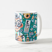 Mug Cadeau pour ophtalmologiste (Devant droit)