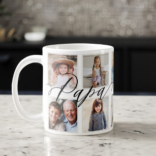 Mug Cadeau pour Papa   Collage photo pour petits enfan