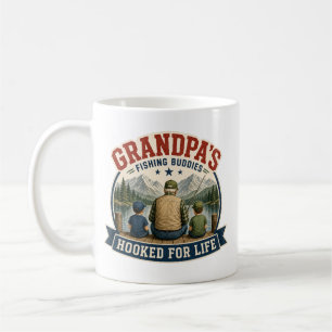 Mug Cadeau pour papi pêcheur