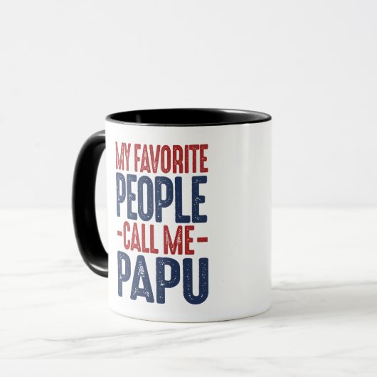 Mug Cadeau pour Papu (Devant gauche)