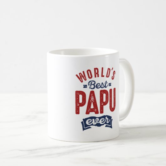 Mug Cadeau pour Papu (Devant droit)