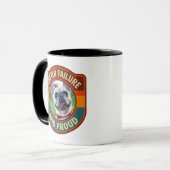 Mug Cadeau pour parent de animal de compagnie fier d'a (Devant gauche)