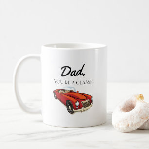 Mug Cadeau pour Père Retro Classic Car
