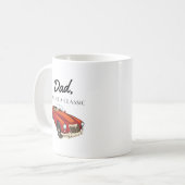 Mug Cadeau pour Père Retro Classic Car (Devant gauche)