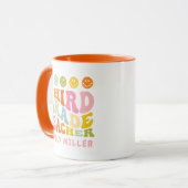 Mug cadeau pour professeur de troisième année (Devant gauche)