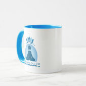 Mug Cadeau pour quelqu'un qui médite ou aime le yoga (Devant gauche)