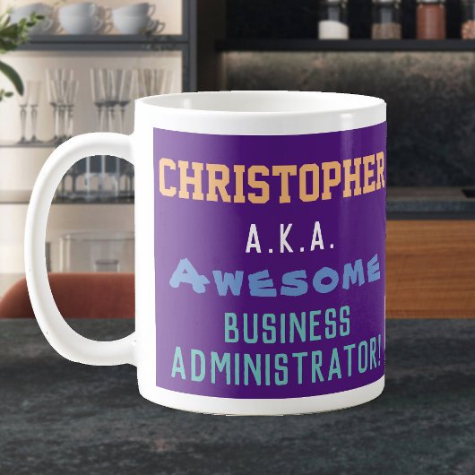 Mug Cadeau pour un administrateur professionnel Café M