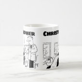 Mug Cadeau pour un barbier ou coiffeur avec nom ajouté (Centre)