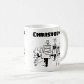 Mug Cadeau pour un homme avec nom (Devant droit)