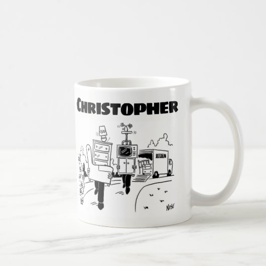 Mug Cadeau pour un homme avec nom (Droite)