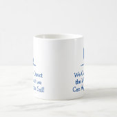 Mug Cadeau pour un marin. Voile ou yacht (Centre)