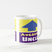 Mug Cadeau pour un oncle génial (Devant droit)