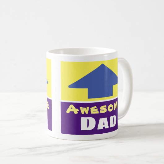 Mug Cadeau pour un papa (Devant droit)