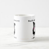 Mug Cadeau pour Vet Tech Funny Frontière Collie Amoure (Centre)