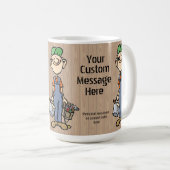 Mug Cadeau pratique personnalisé de peintre de (Devant droit)