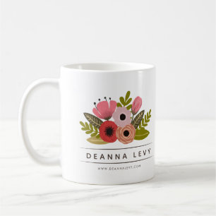 Mug Cadeau promotionnel pour entreprise de bouquet flo