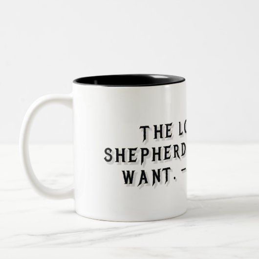 Mug cadeau Psaume 23:1 (Gauche)